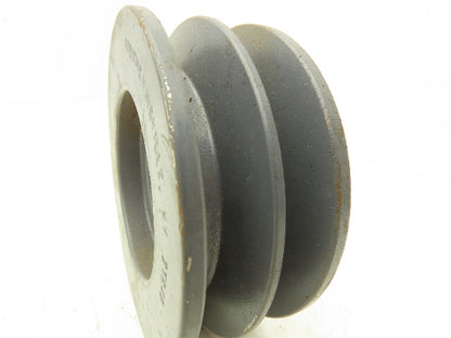 Browning  2TB40 V-Belt Pulley 2 Groove A-B Belt 4.35"OD  P1 Bushing Lot Of 2