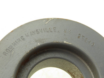 Browning  2TB40 V-Belt Pulley 2 Groove A-B Belt 4.35"OD  P1 Bushing Lot Of 2
