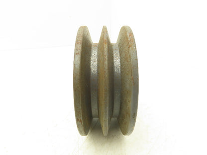 Browning  2TB40 V-Belt Pulley 2 Groove A-B Belt 4.35"OD  P1 Bushing Lot Of 2