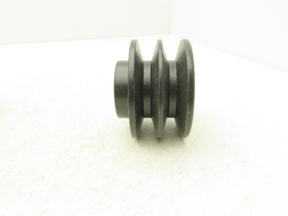 Browning 2BK30X3/4 V-Belt Pulley 2 Groove A,B Belt 3.15"OD x 3/4" Bore