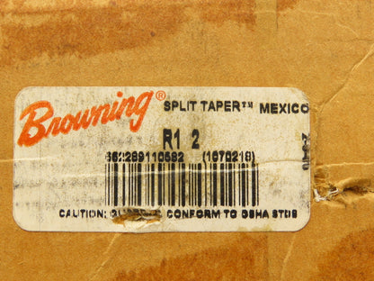 Browning R1 2 Split Taper Bushing R1 Series x 2" Bore