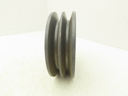 Browning 2Q5V52 2 Groove V-Belt Pulley 5.2"OD 5V Belt Q1 Bushing Lot Of 2