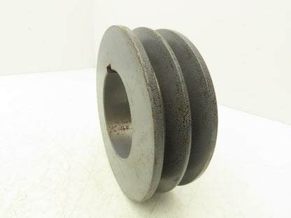 Browning 2Q5V52 2 Groove V-Belt Pulley 5.2"OD 5V Belt Q1 Bushing Lot Of 2