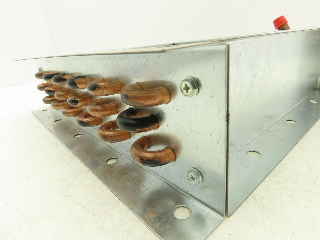 Finned Tube Radiator 14-1/2" Square Frame 5/8" Copper Solder Pipe 3-1/2"D