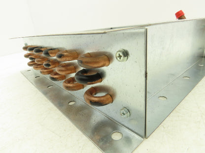 Finned Tube Radiator 14-1/2" Square Frame 5/8" Copper Solder Pipe 3-1/2"D