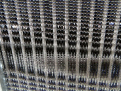 Finned Tube Radiator 14-1/2" Square Frame 5/8" Copper Solder Pipe 3-1/2"D