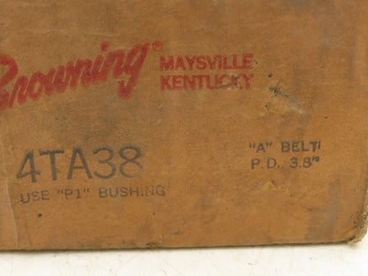 Browning 4TA38 4 Groove V-Belt Pulley A-Belt 4.05"OD P1 Split Taper Bushing