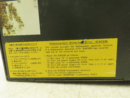 Toyoda Machine Works MC1K-U150V Motion Controller Servo Amplifier 200VAC 0.2A