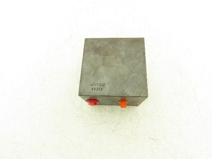 Jergens 60384 Block Style Double Acting Hydraulic Cylinder 1" Stroke 5000 PSI