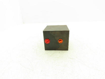 Jergens 60384 Block Style Double Acting Hydraulic Cylinder 1" Stroke 5000 PSI