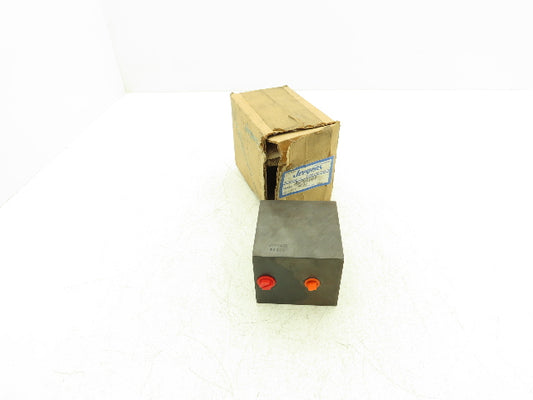 Jergens 60384 Block Style Double Acting Hydraulic Cylinder 1" Stroke 5000 PSI