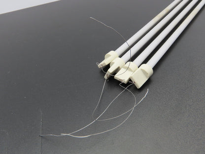 Quartz Glass Tube Heating Element 9x575mm Pre-Heat Conveyor 22.5" Lot of 4