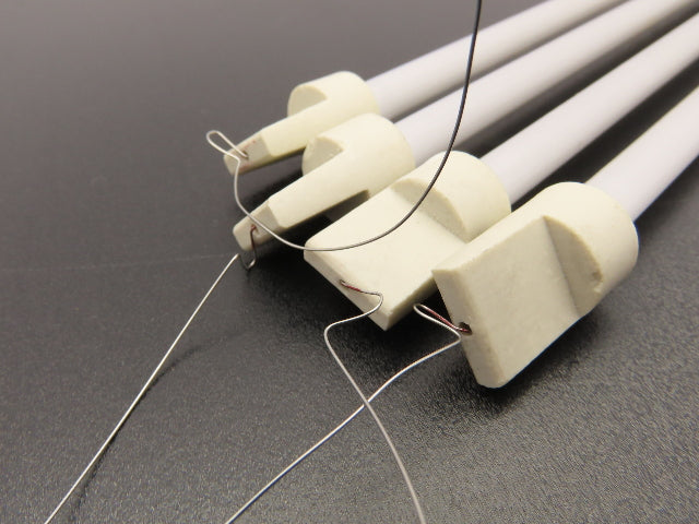 Quartz Glass Tube Heating Element 9x575mm Pre-Heat Conveyor 22.5" Lot of 4