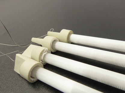 Quartz Glass Tube Heating Element 9x575mm Pre-Heat Conveyor 22.5" Lot of 4