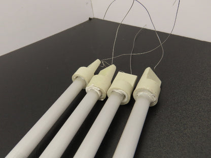 Quartz Glass Tube Heating Element 9x575mm Pre-Heat Conveyor 22.5" Lot of 4