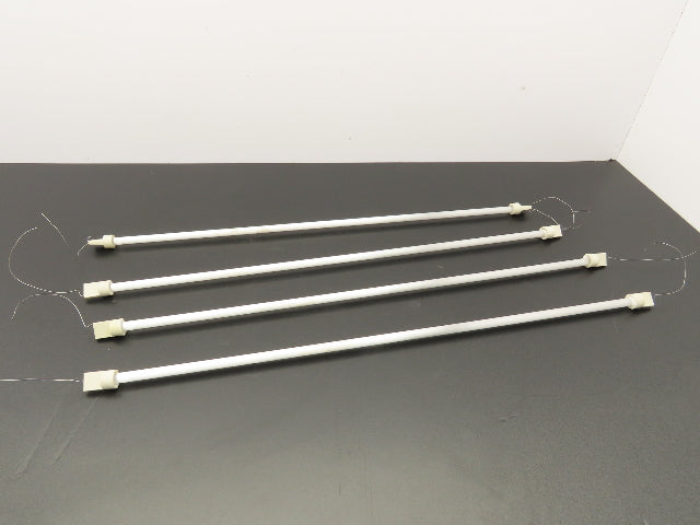 Quartz Glass Tube Heating Element 9x575mm Pre-Heat Conveyor 22.5" Lot of 4
