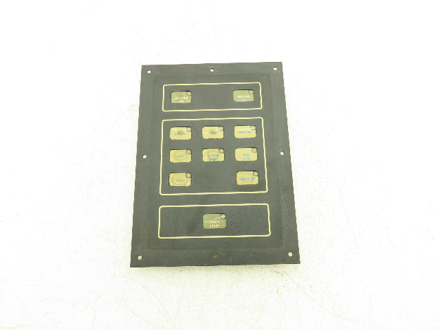 Cincinnati Milacron 3-525-0952A Operator Interface Panel 11-Button Rev. B GT2