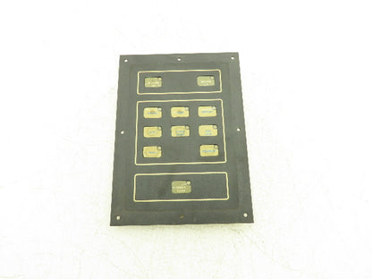 Cincinnati Milacron 3-525-0952A Operator Interface Panel 11-Button Rev. B GT2