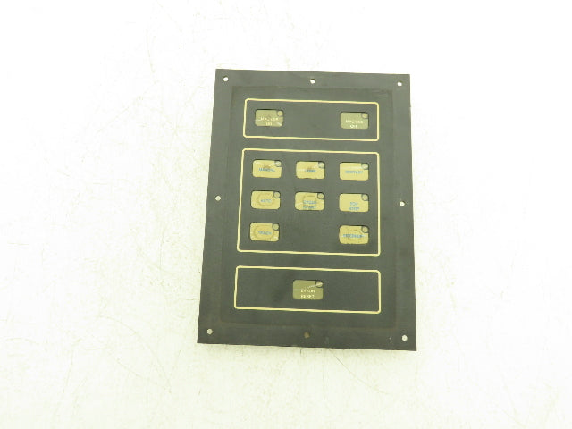 Cincinnati Milacron 3-525-0952A Operator Interface Panel 11-Button Rev. B GT2