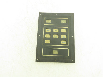 Cincinnati Milacron 3-525-0952A Operator Interface Panel 11-Button Rev. B GT2