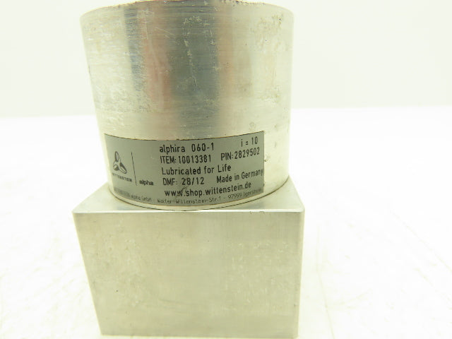 Wittenstein 10013381 Inline Servo Gearhead Gearbox Reducer 10:1 2829502