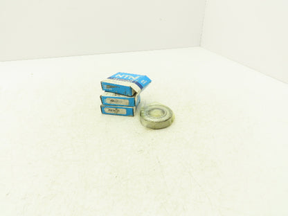 NTN 6206ZZC3/EM Ball Bearing 30mm-ID x 62mm-OD x 16mm-W Double Shielded Lot Of 3