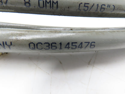 Parker 2440D-05V37 Polyflex 8.0mm 5/16" x 30' Hose Max WP 21750PSI 3/4-18 Flair