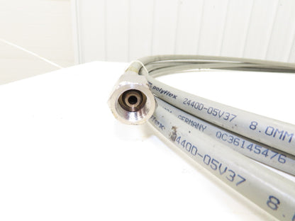 Parker 2440D-05V37 Polyflex 8.0mm 5/16" x 30' Hose Max WP 21750PSI 3/4-18 Flair