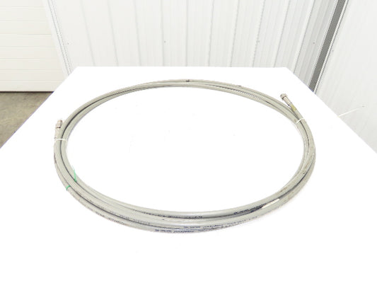 Parker 2440D-05V37 Polyflex 8.0mm 5/16" x 30' Hose Max WP 21750PSI 3/4-18 Flair