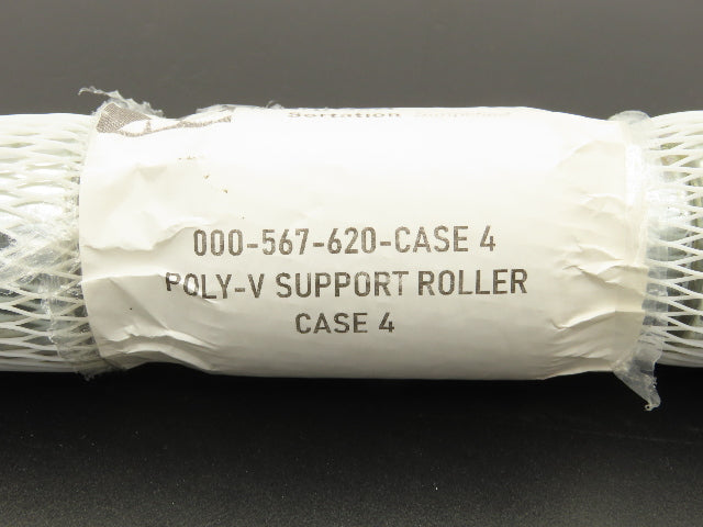 Mantissa Conveyor 000-567-620-CASE 4 Poly-V Belt Support Roller 1.9"x 13-1/8"BF