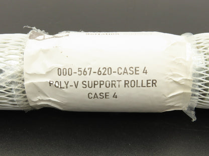 Mantissa Conveyor 000-567-620-CASE 4 Poly-V Belt Support Roller 1.9"x 13-1/8"BF