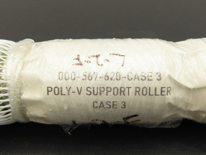 Mantissa Conveyor 000-567-620-CASE 3 Poly-V Belt Support Roller 1.9"x 20-1/8"BF