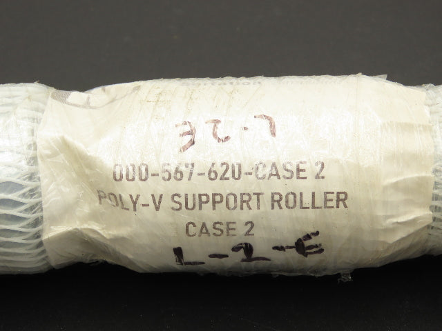 Mantissa Conveyor 000-567-620-CASE 2 Poly-V Belt Support Roller 1.9"x 27-1/8"BF