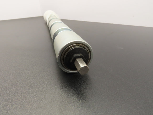 Mantissa Conveyor 000-567-620-CASE 2 Poly-V Belt Support Roller 1.9"x 27-1/8"BF