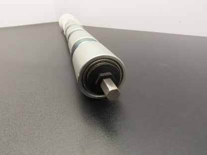Mantissa Conveyor 000-567-620-CASE 2 Poly-V Belt Support Roller 1.9"x 27-1/8"BF