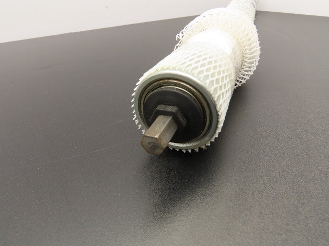 Mantissa Conveyor 000-567-620-CASE 2 Poly-V Belt Support Roller 1.9"x 27-1/8"BF