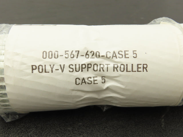 Mantissa Conveyor 000-567-620-CASE 5 Poly-V Belt Support Roller 1.9"x 6-1/8"BF