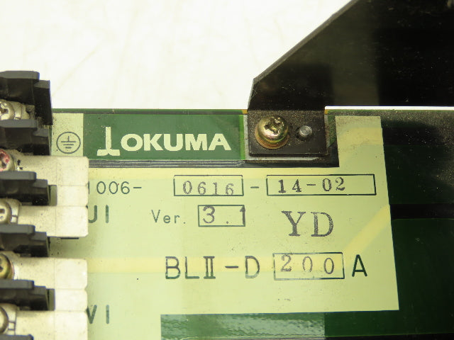 Okuma BLII-D 200A Servo Drive Amplifier Controller CNC Axis Ver 3.1 200A SVC II