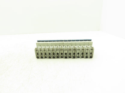 Allen Bradley 1489-D1C020 Circuit Breaker 2A 1 Pole 125 VAC Ser A Lot of 14