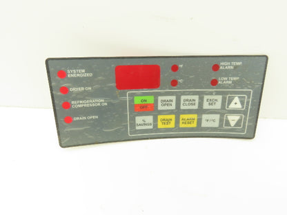 Zeks 681867 Air Dryer Controller Membrane 500HSFA400 Control Panel