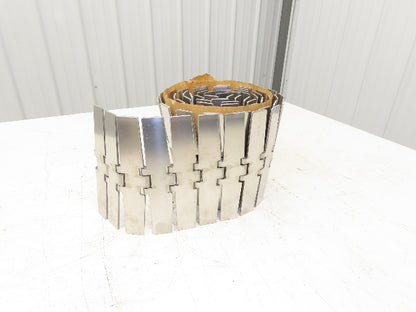 MCC 60M72M 7.5" Magnetflex Max-Line Stainless TableTop Flex Conveyor Chain 10'