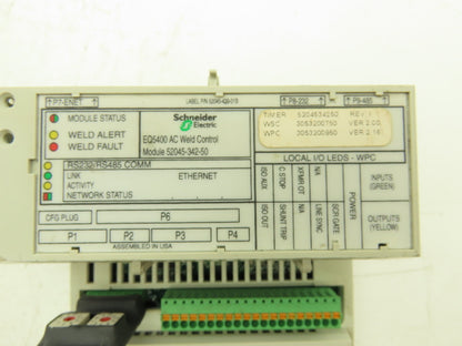 Schneider Electric EQ5400 AC Weld Control w/CFG 52045-452-01D