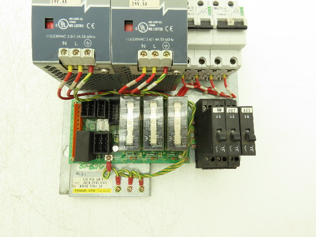 Fanuc A05B-2401-C311 I/O PSU Unit Power Supply 230VAC Input 24VDC Output