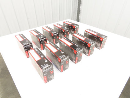 Ammex Gloveworks Small Black Nitrile Gloves Textured Non-Med 100ct Case of 1000