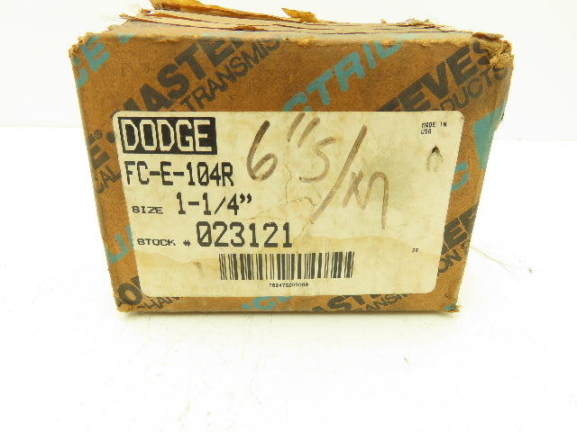 Dodge FC-E-104R Flange Mount Tapered Roller Bearing 1 1/4" Bore 4 Bolt Mount
