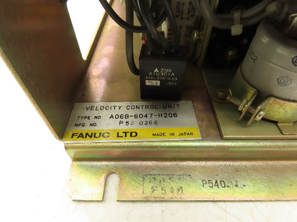 Fanuc A06B-6047-H206 Velocity Control Unit DC Servo Drive CNC Motor Control