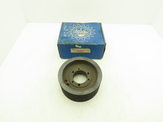 Martin 5B 86 SF V-Belt Pulley 5 Groove A,B Belt Section QD Bushed