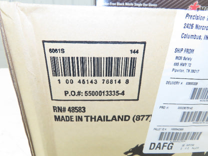 MCR Nitrishield Stealth Small Black Nitrile Gloves 4 Mil Non-Med 100ct Lot of 11