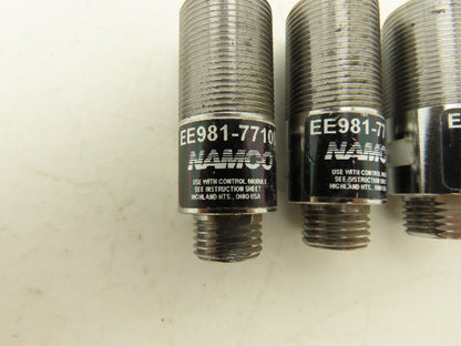 Namco EE98177100 Inductive Proximity Sensor 18mm 4-9VDC 2.5mA Max NO Lot of 6
