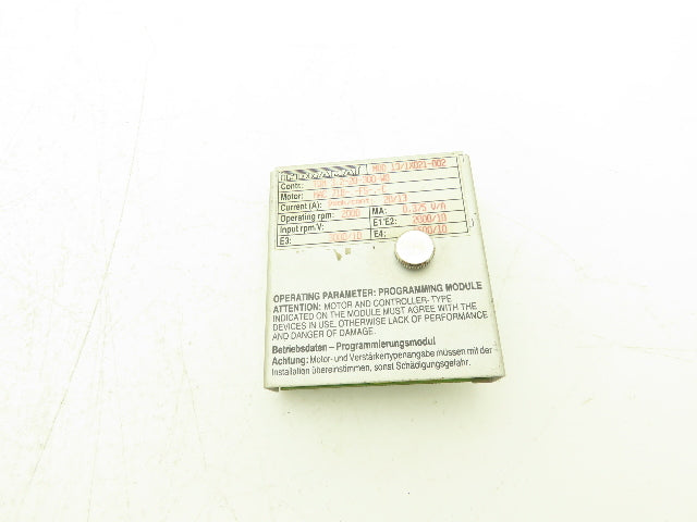 Indramat MOD 13/1X021-002 Programming Module 20A 2000RPM